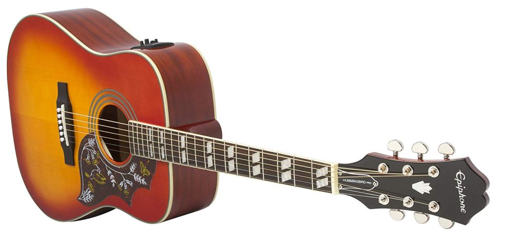Epiphone Hummingbird Electro-Acoustic Guitar.
