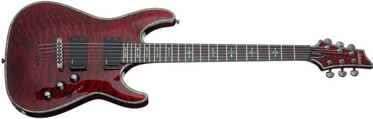 Schecter Hellraiser C-1 guitar front.