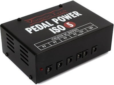 Voodoo Labs ISO 5 Guitar Pedal Power Supply.