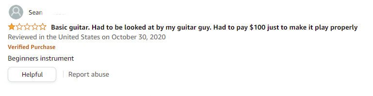 Buying a guitar online