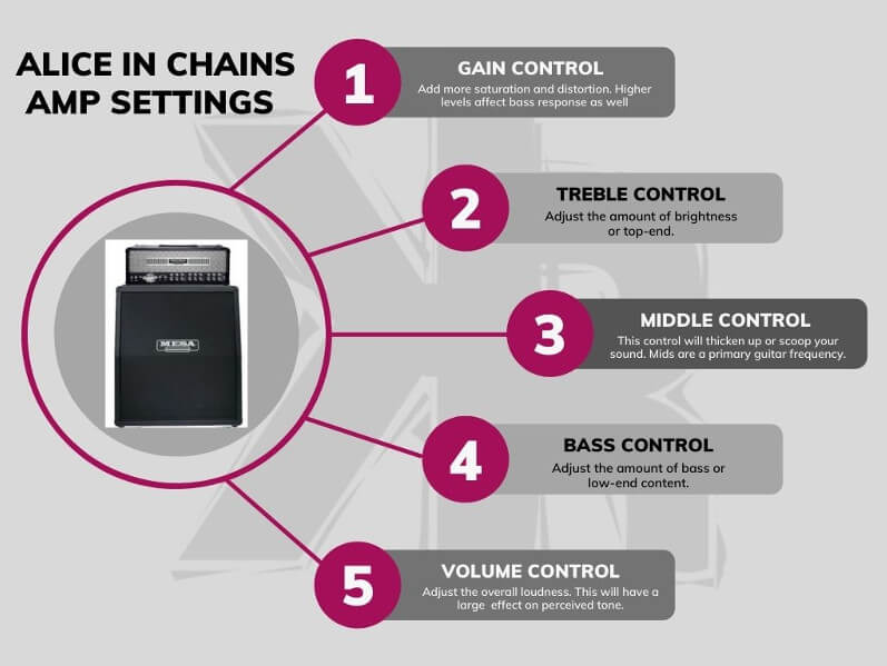 Alice In Chains Amp Setting infographic