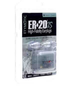 Etymotic Research ER20XS Ear Plugs.