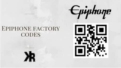 Epiphone Factory Codes