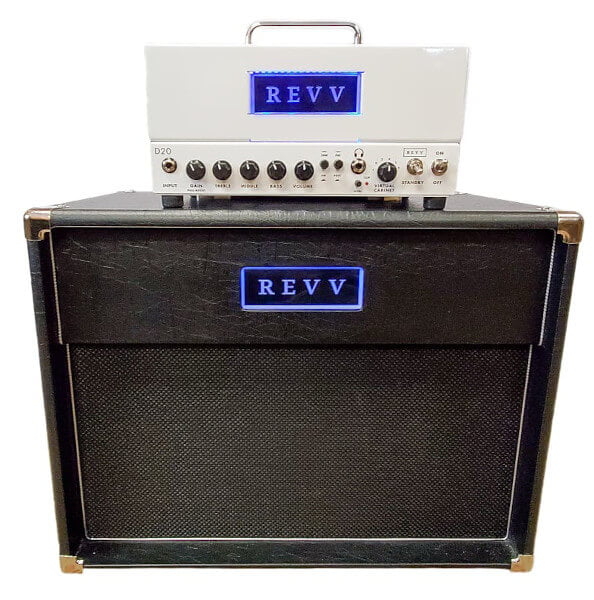 Revv amplifier and speaker cab.