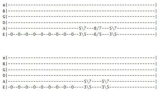 Master of puppets verse tabs.