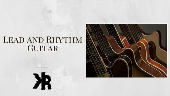 Lead and rhythm guitar differences