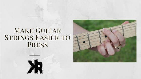 Make guitar strings easier to press