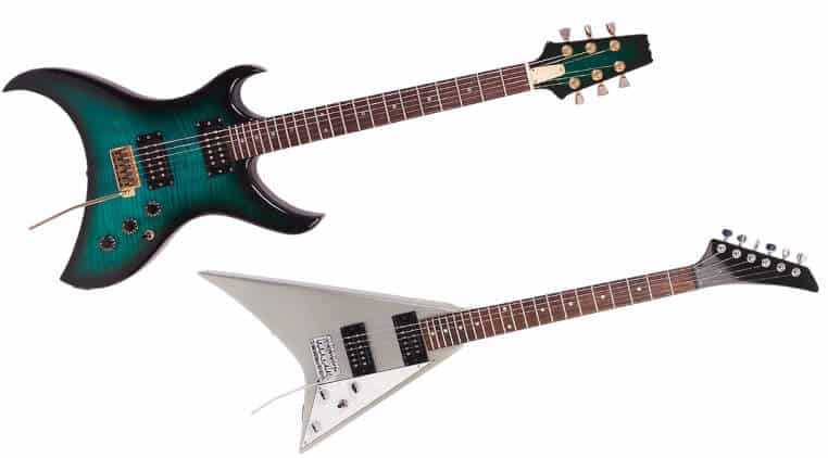 Two Electric Guitars.