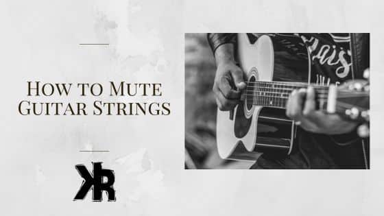 How to mute guitar strings
