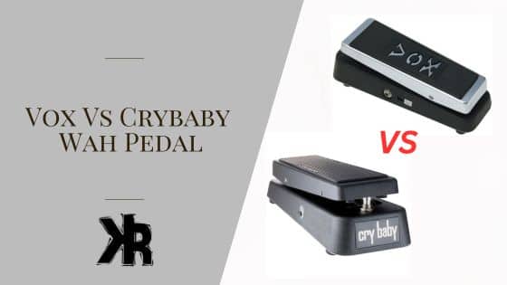 Vox vs Crybaby wah pedals